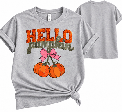 Hello Pumpkin Bow