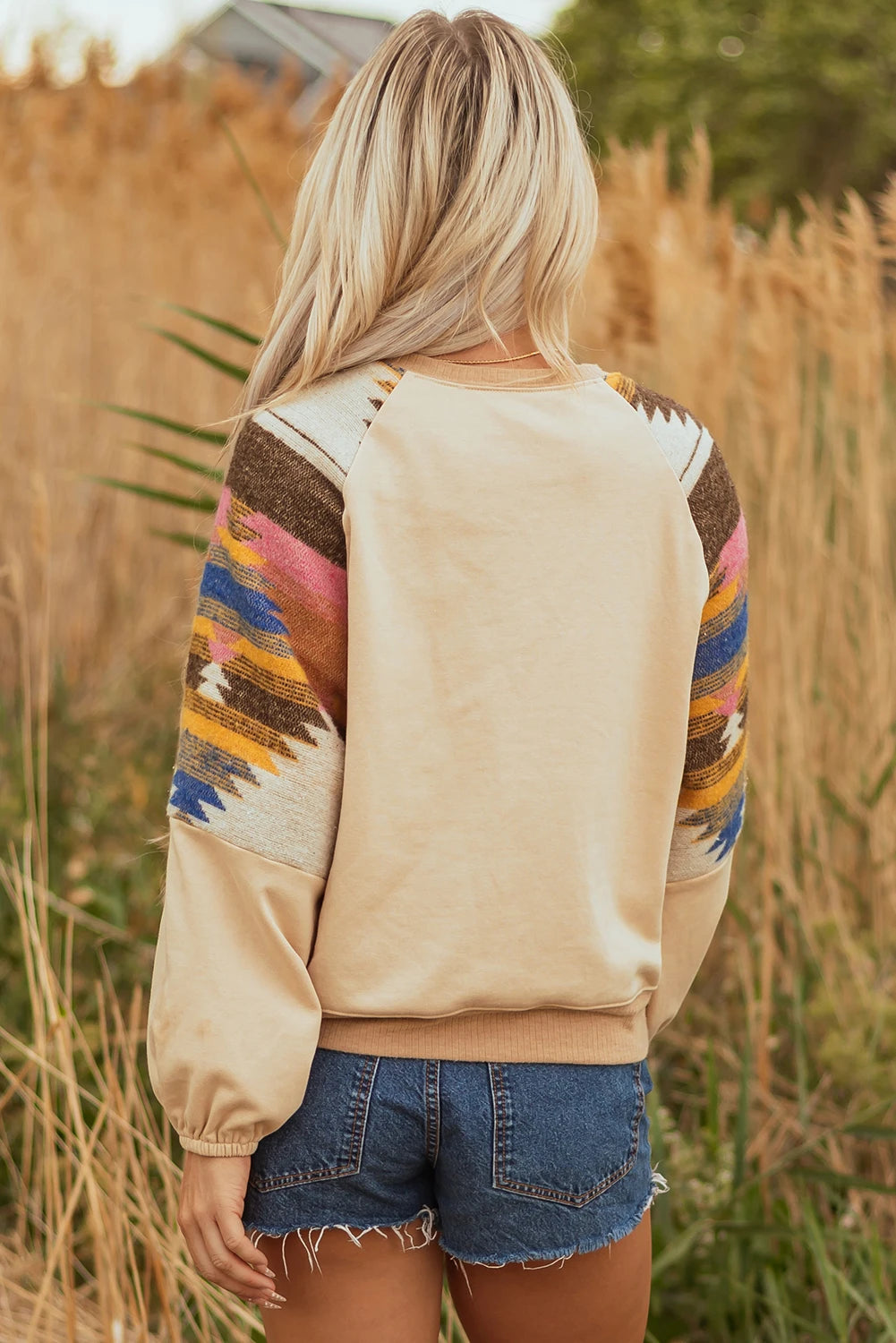 The Mesa Patchwork Raglan