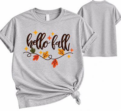 Hello Fall Autumn Leaves
