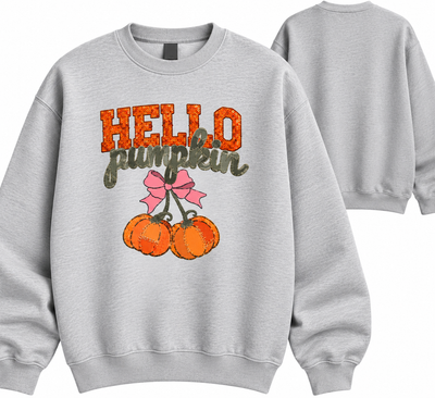 Hello Pumpkin Bow