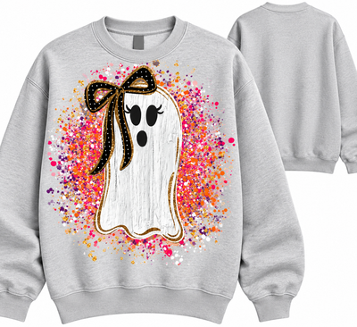 Spooky Sweet Bow Ghost Graphic Tee
